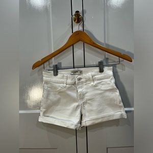 White Abercrombie Kids Denim Shorts